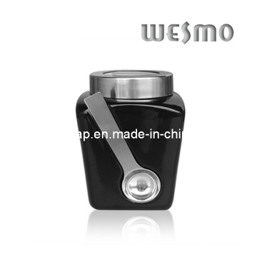 Ceramic Storage Jar With Spoon (WKC0333G-L)